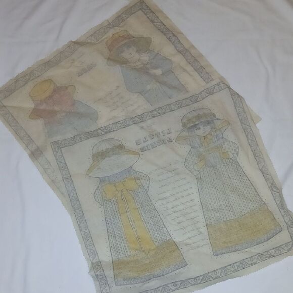 Vintage Cuttout Cotton Stuff Dolls - Picture 6 of 7